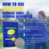 SMELLEZE Natural Garbage Smell Removal Deodorizer: 2 lb. Granules for Ridding Smelly Trash Stench