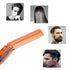 Kare & Kind Folding Pocket Comb for Men - 4 Pc Fine Tooth Comb Set (2 Brown and 2 Black) for Hair, Mustache, Beard