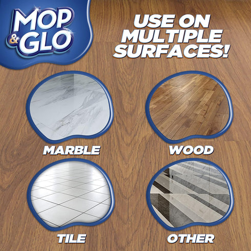 Mop & Glo 64 Oz Professional Multi-Surface Floor Cleaner, Fresh Citrus Scent