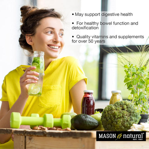 MASON NATURAL Whole Herb Ginger 500 mg - Healthy Circulation Support, 60 Capsules (Pack of 3)