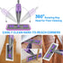 IOPRETTY 2 2 Spray Mops for Floor Cleaning - Wet Dry Mops with Washable + Disposable Pads for Swiffer Powermop