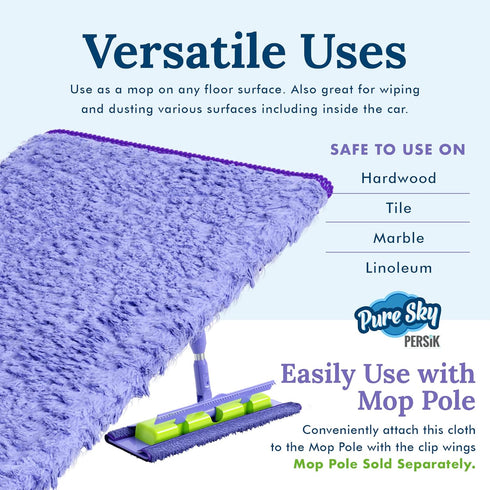 Pure-Sky Magic Deep Clean Cleaning Cloth – Just Add Water, No Detergents Needed - Multipurpose Ultra Microfiber Cloth