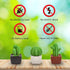 Tri Cactus, Non-Electric Ceramic Diffusers for Essential Oils and Aromatherapy Fragrance, White Ceramic Diffusers