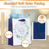 Set 27:9 Christian Art Gifts Gift Bag/Tissue Paper A Sweet Friend Proverbs Bible Verse, Blue Floral, Medium