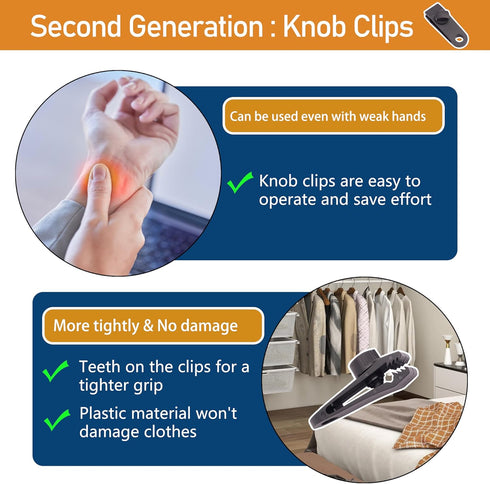 LLNC Upgraded Clip and Pull Dressing Aid