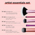 Real Techniques Artist Essentials Makeup Brush Set, 5 Piece Set for Foundation, Blush, Highlighter, Eyeshadow & Liner