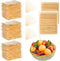 Zhehao 30,000 Pcs Bamboo Wood Toothpicks Bulk, Round Wooden Picks, Independence Pack for Each 100 Pcs, Travel Portable
