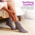 Cold Therapy Socks for Women and Men - Ice Pack Cooling Socks for Plantar Fasciitis, Neuropathy, Arthritis (Grey)