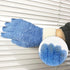 MIG4U Microfiber Dusting Gloves, House Cleaning Glove for Blinds, Windows, Furniture, Reusable Lint-Free Blue, 2 Pairs