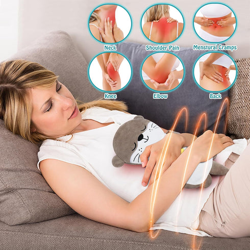 Pack Microwave Heating Pad for Period Cramps,Otter Microwavable Heating Pad for Shoulder Neck Back Knee Pain Relief