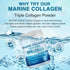 Marine Collagen Peptides Powder - Type I & III Hydrolyzed Collagen with Probiotics, Vitamin C & Hyaluronic Acid for