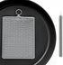Penhderm 316L Stainless Steel Cast Iron Scrubber Cleaner,Chain Mail Scrubber with Silicone Insert,for