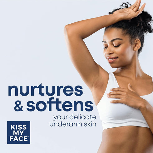 Kiss My Face Active Life Deodorant, Naturally Derived Ingredients, 72 Hour Odor Control, Aluminum Free