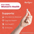 MaryRuth Organics 3-in-1 Daily Health Probiotics for Women - 50 Billion CFU - 30 ct - Hormone Support & Gut Health