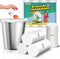 120 Count Unscented 8 Gallon Thick Clear Trash Bags, 30 Liter Strong Plastic Wastebasket Can Liners