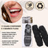 Natural Bamboo Dental Floss: 1 Refillable Glass Container + 3 Biodegradable Floss Refills (33 Yards Each), Eco-Friendly