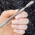 Whats Up Nails Cuticle Pusher, Stainless Steel Professional Salon Quality Tool for Manicure Pedicure