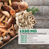 Mushroom Supplement 60 Count, 10 Mushroom Complex Blend with Lions Mane, Reishi, Turkey Tail & More