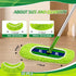 10 Pcs Reusable Mop Refill Pads Replacement Compatible with Most XL Sweeper 17" x 5" Microfiber Mops Head Floor Cleaning Supplies (mop is Not Included)