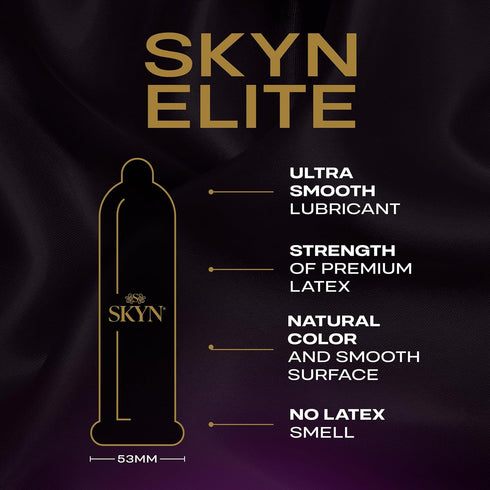 SKYN 36 Count 10 Count Elite Ultra-Thin Condoms and Cocktail Club Flavored Condoms