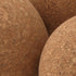 Set 5 of Cork Therapy Balls for Myofascial Release and Muscle Relief