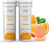 Effervescent Vitamin C 1000mg Tablets - Immune Support with Zinc, Sugar-Free & Vegan, 20CT