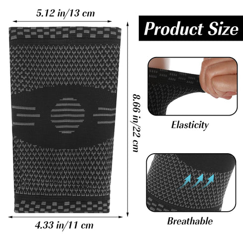 Elbow Brace Compression Support Sleeve for Tendonitis, Arm Pain Relief for Women and Men during Workouts