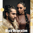 NAISKA 50Pcs Gold Hair Jewelry - Adjustable Hair Rings and Non-Piercing Ear Cuffs for Women and Men