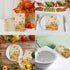 Homlouue 100 Pcs Fall Napkins, 3 Ply Thanksgiving Pumpkins Autumn Leaves Paper Guest Towels for Harvest Party