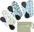 7pcs Set Mini Wet Bag + 6pcs Absorbent Reusable Sanitary Pads/Washable Cloth Menstrual Pads (Autumn, S)