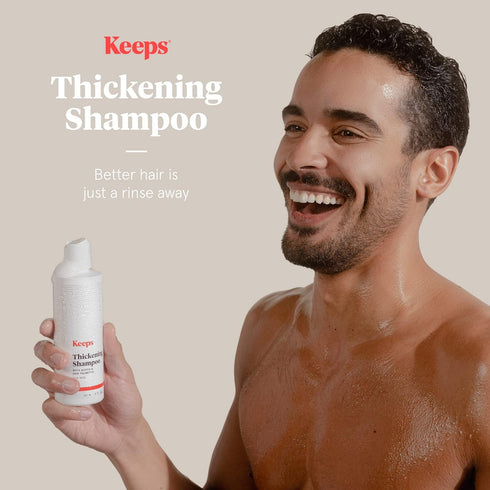 Keeps Hair Regrowth Treatment Shampoo for Men, 8 oz, Thinning and Hair Growth Shampoo, DHT Blocker, Biotin, Caffeine