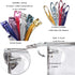 Sea Team 6-Pack Transparent Waterproof Cosmetic Bags: Clear Vinyl Makeup Bags, Portable Travel Toiletry Pouch