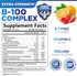 Super B Complex Gummies with Vitamin C & Folic Acid, Extra Strength Vitamin B Gummy Supplement with Niacin, B6, Folic Acid, B12, Biotin, Nature's Energy Immune Support Supplements - 60 Gummies