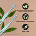 Packaging, 3 Count Reach Clean World Plant-Based Toothbrush, Soft Bristles, Vegan Friendly, Recyclable