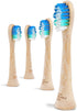 The Humble Co. Electric Toothbrush Replacement Heads 4pk, Sustainable Bamboo, BPA-Free, Compatible with Philips