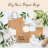 GSSUSA Brown Paper Bags, 5.25x3.75x8, 20 Pcs, Small Gift Bags with Handles, Sturdy Kraft Paper for Party Favor