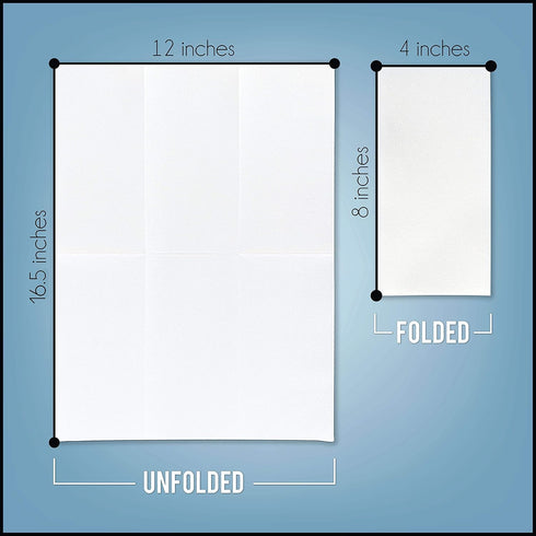 Disposable Cloth-Like Paper Hand Guest Towels, Soft Absorbent Air Laid Tissue Paper for Kitchen