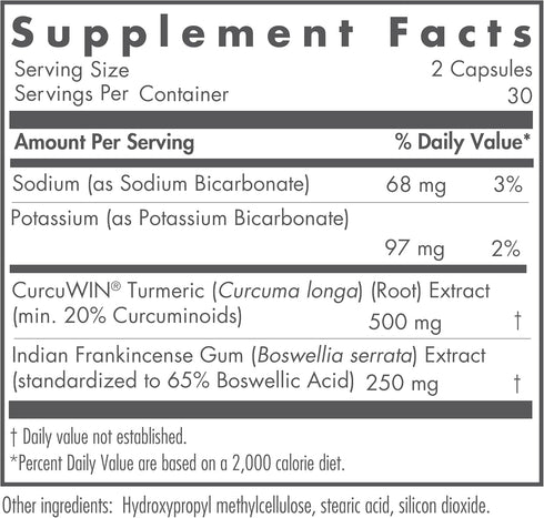 Nutricology Herxheimer Support with CurcuWIN - 60 Vegetarian Capsules for Acid-Base Balance and Systemwide Support
