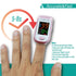 Pulse Oximeter Fingertip - Blood Oxygen Saturation Monitor with Large LED Screen, Lanyard Included (Sports & Aviation