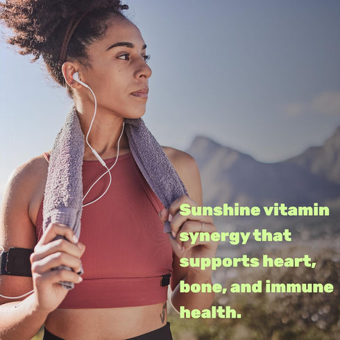 DEAL SUPPLEMENT Vitamin D3 5,000 IU + K2 MK7 Softgels, 250 Count, 2-in-1 Complex for Heart, Bone, Teeth & Immune Health
