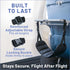 Hammock BASIC CONCEPTS Airplane Foot for Plane Travel Essentials - Airplane Travel Essentials, Long Flight Foot Rest