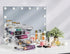 Sorbus Acrylic Makeup Organizer for Cosmetics, Big Clear Storage Case with 3 Large, 4 Small Drawers for Vanity,
