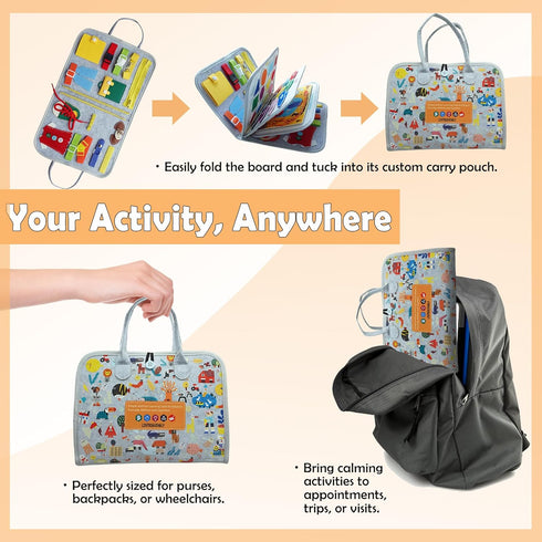 Lintriguingly Fidget Blanket for Adults with Dementia, Dementia Activities for Seniors & Alzheimers Patients, Sensory