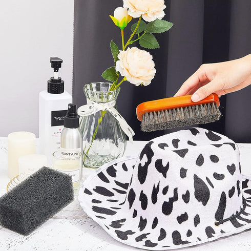 5 Pieces Felt Hat Cleaning Sponge Set, Felt Hat Brush and Cleaner for Cowboy and Baseball Hats