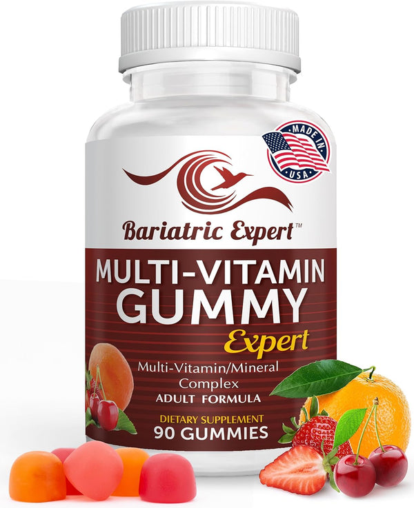 Bariatric Expert Multivitamin Gummies – Nutritionist Recommended Dietary Supplement for Adults, 90 Count