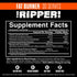 JNX SPORTS The Ripper! Shredding Thermogenic Fat Burner - Blood Orange 30 Servings, Advanced Fast Acting Pre-Workout