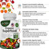 Organic Superfood Greens Fruits and Veggies Complex - Dietary Supplement with 14 Greens & 14 Fruits, Non-GMO