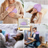 Pack, Atsuwell Microwavable Heating Pad, Warm Compress Moist Heating Scented Lavender Throw Pillow and Flaxseed Fluffy