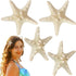 Syhood 4 Pcs Resin Starfish Hair Clip, Mermaid Hair Accessories for Women, Costume Jewelry