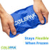 Hot & Cold Ice Packs for Injuries, Reusable Gel (4 Pc Set) for Pain Relief, Joint Muscle Soreness, Swelling